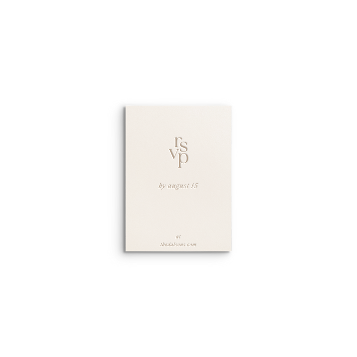 Parsons Online RSVP Card