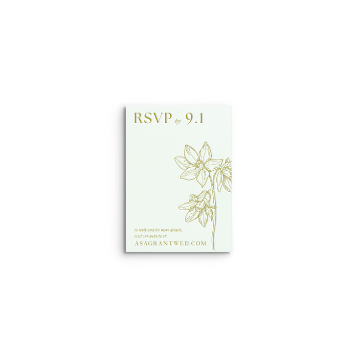 Grant Online RSVP Card