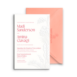 Isla Invitation & Envelope