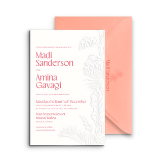 Isla Invitation & Envelope