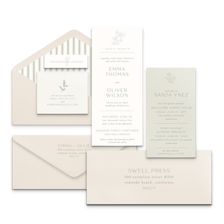 (New Wyoming) Wyoming Suite Invitation & Envelope