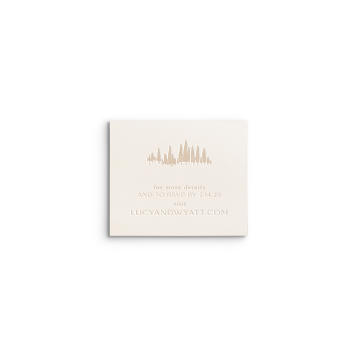 Wyoming Online RSVP Card
