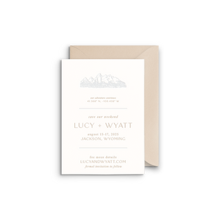 (New Wyoming) Wedding Save The Date